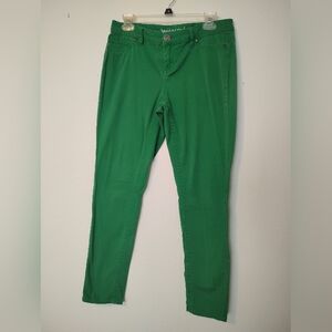 Maurices Green Skinny Pants